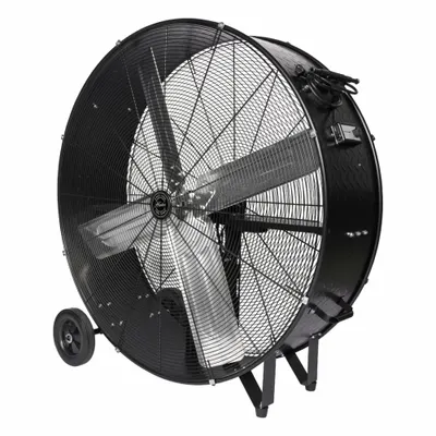 HUNTER Mounted Fan: 42 in Blade Dia, 2 Speeds, 120V AC, 1/4 hp, Belt Drive - Standard Industrial Floor Fans