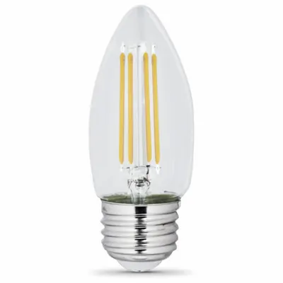 FEIT ELECTRIC Compact LED Bulb: Medium Screw (E26), LED, (B) Bullet, B10, 3.3 W Watt - Medium Screw Base (E26) Lamps