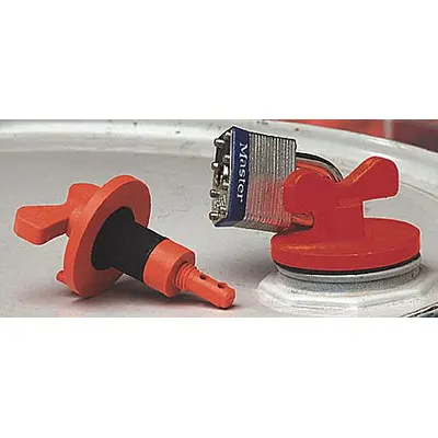 OEM Drum Locking Plug: Padlockable - Drum Locks