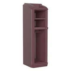 This CORTECH locker from the Endurance series provides secure storage for personal items or tools in industrial facilities, warehouses, and maintenance shops. It features three shelves and measures 78-1/2 inches high, 26 inches wide, and 26 inches deep. The burgundy finish offers a durable, professional appearance.