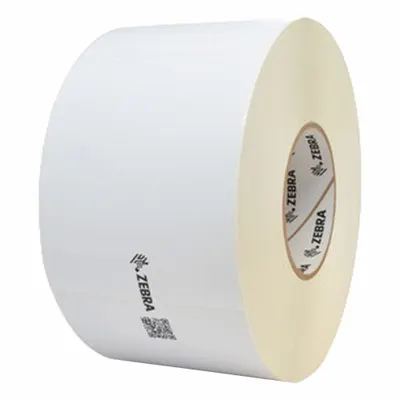 ZEBRA Barcode Printer Labels: 4 in Label Wd, 6 in Label Ht, White, 3 in Core Dia. - Industrial Thermal Transfer Labels