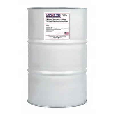 PETROCHEM Compressor Oil: 55 gal, Drum, 20 SAE Grade, 68 ISO Viscosity Grade - Air Compressor Oils