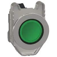SCHNEIDER ELECTRIC Pilot Light: 30 mm Panel Mounting Size, Green, LED, XB4 Series (MPN XB4FVM3)