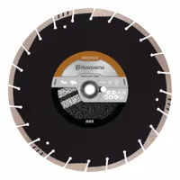 HUSQVARNA Diamond Saw Blade: Block/Brick/Green Concrete/Pavers, 14 in Blade Dia., Wet/Dry, 5 PK (MPN 542773482)