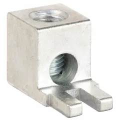 This neutral lug kit is designed for use with Homeline load centers. It includes one neutral lug rated for 70 A, providing a termination point for neutral conductors in electrical distribution applications.