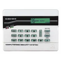 NAPCO Intrusion System Digital Keypads: 4 3/8 in Overall Ht, 1 1/8 in Overall Lg, LCD (MPN GEM-K4)