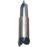 AMS Soil Auger Head: Stainless Steel Bail/Stainless Steel Cylinder, 5/8 in Connection Size, Threaded (MPN 417.07)