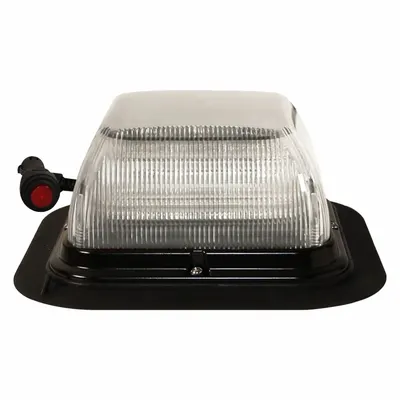 ECCO EB7185CAA-VM Amber/White LED Vehicle Flashing Beacon - Vehicle Flashing Beacons