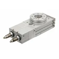 The SMC MSZB20A is a pneumatically operated rotary table from the MSZ series, designed for compact and precise rotary motion in industrial automation. It provides 3-position indexing for applications such as part positioning, assembly, and material handling