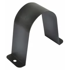 Motor shaft guard designed for use with dewatering and wastewater pumps. Provides personnel protection by preventing accidental contact with rotating motor shafts in industrial pumping applications.
