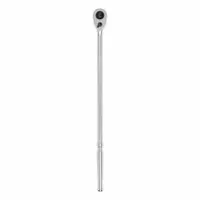 TEKTON Quick-Release Ratchet: Pear, Reversible, 18 in Overall Lg, Polished, 4° Min Arc Swing (MPN SRH11218)