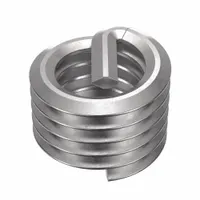 HELI-COIL Helical Insert: Tanged Tang Style, Free-Running, M8-1.25 Thread Size, Plain, Plain, 100 PK (MPN A1084-8CN080)