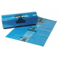 Open-Ended Bag: 4 mil Thick, 55 in Wd, 80 in Lg, Blue, Corded Roll, 40 PK (MPN PB4B554580D)