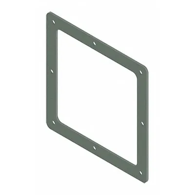 HOFFMAN F66LB Steel Box Connector for Dust-Tight Wireways, 6 in Ht x 7 5/8 in Lg - Box Connectors for Dust-Tight Wireways