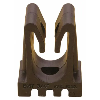 ZSI Clip Clamp: TPE, For 1 1/5 in Copper Tube, For 1 1/8 in Max OD - Clip Clamps for Tube & Pipe