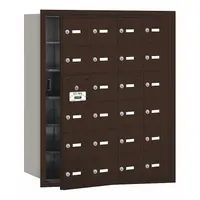 Mailbox: 4B+, 24 Doors, Horizontal, 35 1/4 in H x 29 1/4 in W x 16 1/2 in D, Recessed Mounting (MPN 3624ZFU)