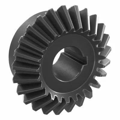 KHK GEARS Bore Miter Gear: For 90° Shaft Angle, Module m 2.5, 25 Teeth - Straight Teeth Metric Miter Gears