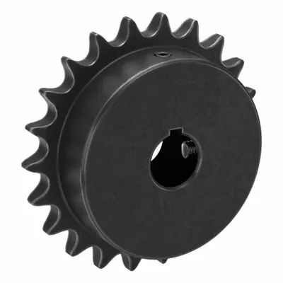TRITAN Sprocket: 40, For 1/2 in Chain Pitch, 3/4 in Bore Dia, 22 Teeth, 3.513 in Pitch Dia - Size 40 Fixed-Bore Roller Chain Sprockets