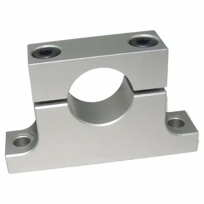 ONDRIVES.US Linear Shaft Support: LPBM, For 10 mm Shaft Dia, Anodized Aluminum - Top-Loading Low Profile Linear Shaft Support Blocks