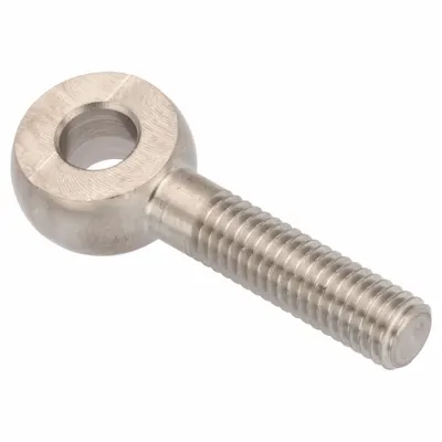 AMPG Fixed Rod End: Stainless Steel, Plain, 30 mm Hole Center-to-End Lg, Right Hand - Stainless Steel Male Threaded Fixed Rod Ends