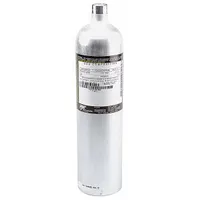 Calibration gas mixture containing 25 ppm hydrogen sulfide in nitrogen, with ±5% accuracy. Designed for use with GasAlert Series multi-gas monitors to verify and adjust sensor response. Fitted with a CGA 600 connection