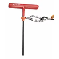 PROTO Hex Key: 0 Ball Ends, 9/64 in Tip Size, SAE, Long, Alloy Steel, Black Oxide, 3 in Handle Lg, T (MPN J46409-TT)