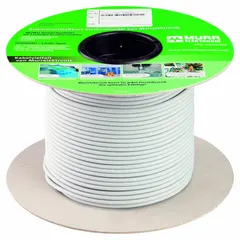 This continuous flexing control cable features 22 AWG copper conductors with a single conductor configuration and a PVC jacket. Rated at 300 V and CSA listed, it is gasoline resistant with a minimum bend radius of 5 x OD for fixed installation and 10 x OD for flexible use. Suitable for control circuits and signal transmission in applications requiring repeated bending.