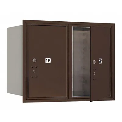 SALSBURY INDUSTRIES Mailbox: 4C, 2 Doors, Horizontal, 23 7/8 in H x 31 1/8 in W x 16 1/2 in D - Multi-Unit Mailboxes