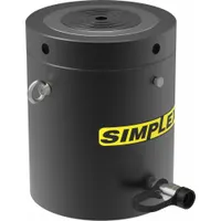SIMPLEX Lock Nut Hydraulic Ram: 245 ton Nominal Capacity, 6 in Nominal Stroke Lg, 48.69 sq in, RCL (MPN RCL2506)