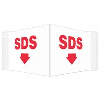 Safety Sign: PETG, Mounting Holes Sign Mounting, 8 in x 18 in Nominal Sign Size, Not Retroreflective