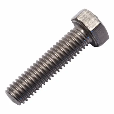 ALLIED TITANIUM Heavy Hex Bolt: Titanium, Grade 2, Plain, M5x0.8 Thread Size, 20 mm lg - Titanium Heavy Hex Bolts