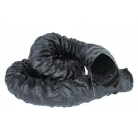 This 15 ft long, 12 in diameter vinyl polyester duct is designed for use with fans in confined space ventilation. Conductive material construction helps control static discharge. Includes a cuff. Meets NFPA standards