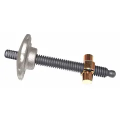 Replacement drive screw assembly for Wheeler-Rex No. 58KP33 and 58KR66 ratchet chain pipe cutters. Used as a service part to drive the cutting chain during pipe cutting operations.