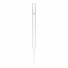 Non-sterile borosilicate glass Pasteur pipette for aspirating and transferring small liquid volumes. Overall length 146 1/2 mm. Suitable for general laboratory liquid handling in microbiology, chemistry, and clinical diagnostics.