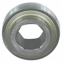 NTN Agricultural Disc Bearing: HPC011GP, Hex, 0.712 in Bore, Double Sealed, Non-Flanged, 6,600 RPM (MPN SBX04A18LLMCS41/#02)
