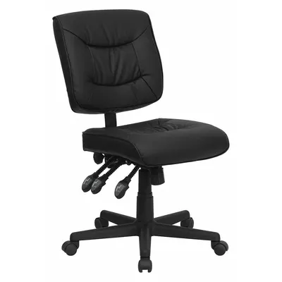 FLASH FURNITURE Armless Office Chair - Armless Office Chairs