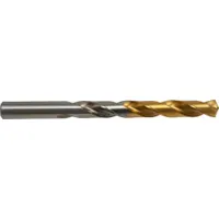 CLE-LINE Jobber Length Drill Bit: #33, 135° Split Point, TiN Tip HSS (MPN C97387)