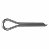Cotter Pin,1/8 in dia,0.75 in L,PK50: Extended Prong, Inch, 1/8 in Pin Dia, 3/4 in Shank Lg, 50 PK (MPN WWG-125-0750-80)