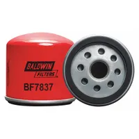 BALDWIN FILTERS Fuel Filter: Spin-On, 3 1/8 in Outside Dia, M20-1.50 Thread Size, Cellulose, Kubota (MPN BF7837)