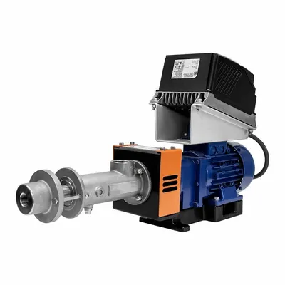 SEEPEX Cavity Pump: 120 V AC 1ph, 3/4 hp, Stainless Steel Housing, Stainless Steel Rotor - Progressive Cavity Metering Pumps