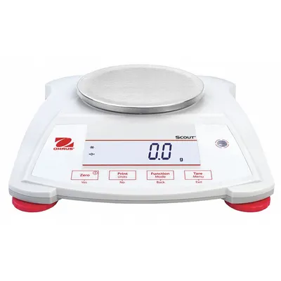OHAUS Compact Bench Scale: 420 g Capacity, 0.1 g Readability, Carat/Custom/g/oz/pwt - Precision Lab Balances