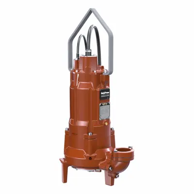 LIBERTY PUMPS Grinder Pump: Horizontal, Three Phase, 3 hp, 230V AC, 170 gpm @ 10' of Head - General Purpose Sewage Grinder Pumps