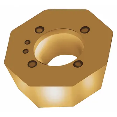 WALTER Octagon Milling Insert: ODMW050408T-A27 (MPN 7347323) - Octagon (O) Indexable Milling Inserts