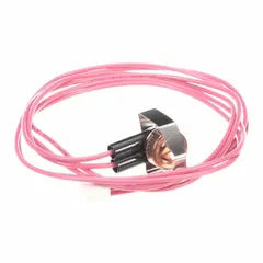 Defrost thermostat for HVACR systems. Senses coil temperature to terminate the defrost cycle when the coil warms sufficiently, preventing unnecessary defrosting. Used in refrigeration and heat pump applications.