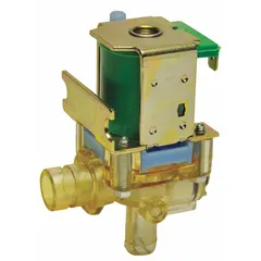 The Robertshaw CB-116 is a water valve designed for hot beverage dispensing applications. It features a 1/2 inch inner diameter hose connection and is used to regulate water flow in commercial coffee machines, tea brewers, and similar hot drink equipment.