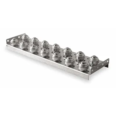 ASHLAND CONVEYOR Ball Transfer Insert: 10 in Between Frame Wd, 5 7/8 in Overall Lg - Ball Transfer Inserts for Light- & Medium-Duty Conveyors