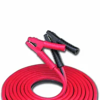 BAYCO Booster Cable: Crimped, 1 AWG, Std Jaw, 25 ft Cable Lg, Black/Red, 800 A Max Current (MPN SL-3010)