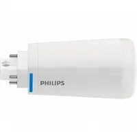 PHILIPS Compact LED Bulb: Type A, 4-Pin (GX24q), Tube, LED, 4000K, 1,500 lm Light Output, 12 W Watt (MPN 12PL-C/T/COR/32V-840/IF15/P/4P/DIM 10/1)