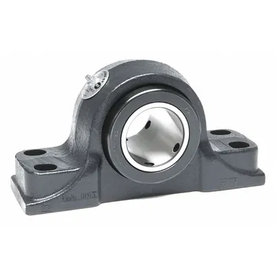 MOLINE BEARING Pillow Block Bearing: 3 7/16 in Bore, Fixed, Cast Iron, 3 3/4 in Shaft Ht - Solid Housing Pillow Block Tapered Roller Bearings