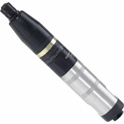 CLECO Air Screwdriver: 1/4 in, Heavy Duty, 400 RPM, Push to Start, Variable Speed - Inline Air-Powered Screwdrivers